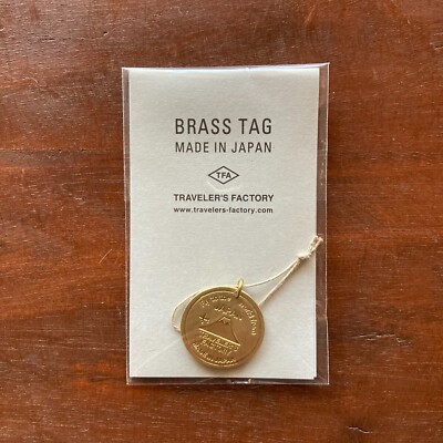 TRAVELER'S FACTORY Brass Tag JAPAN TRIP pattern