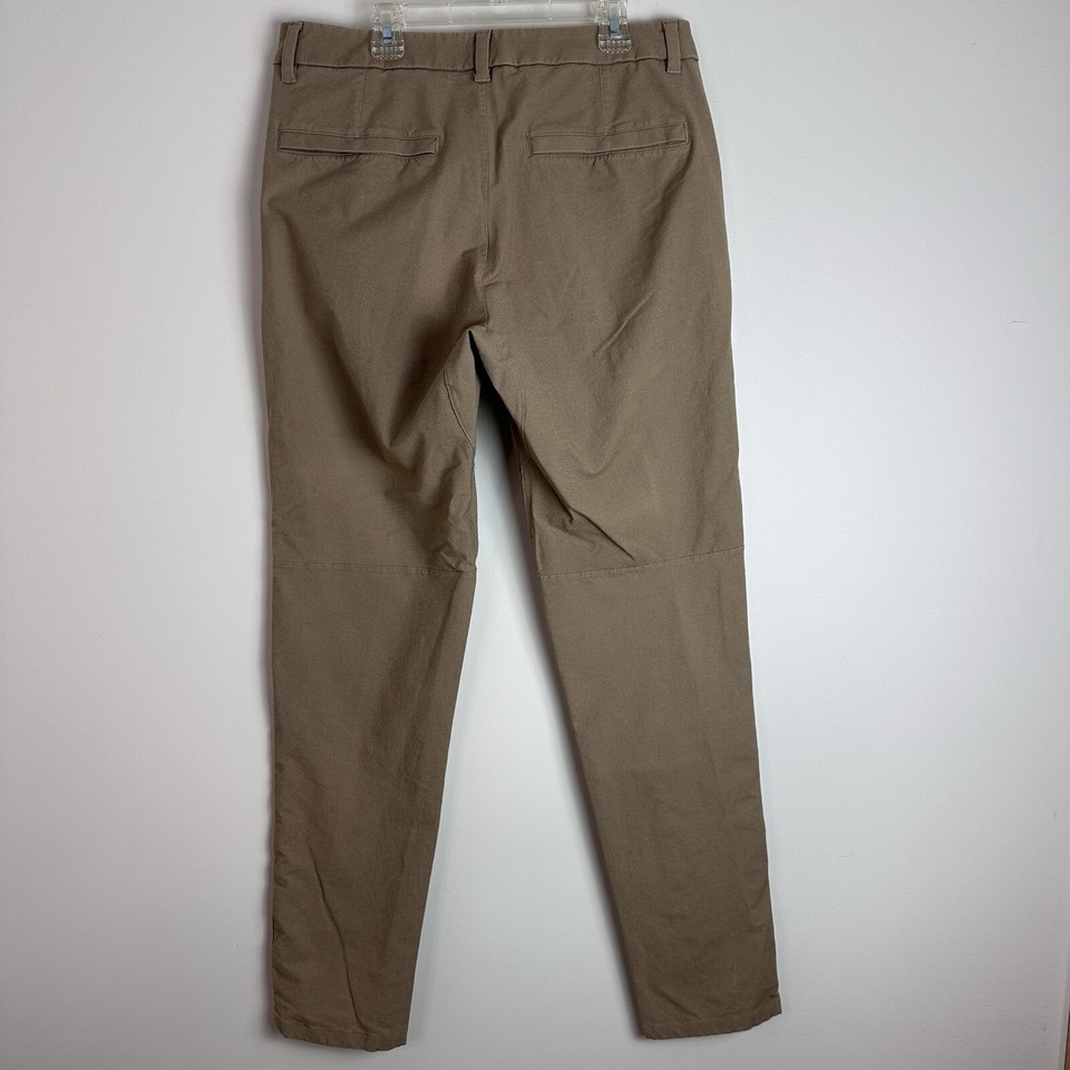 Lululemon ABC Commission Pants Mens 32x31 Sand Slim Earth Dye Stretch