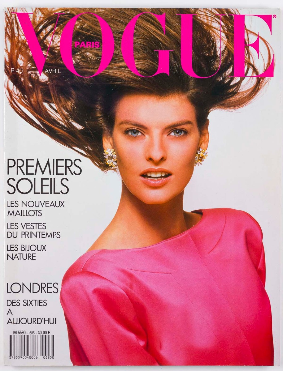 vogue paris1987 スーパーモデル LINDA 小冊子広告付き s-l1200.png