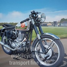 BSA Gold Star Motorcycle A3 Size Limited Edition Print