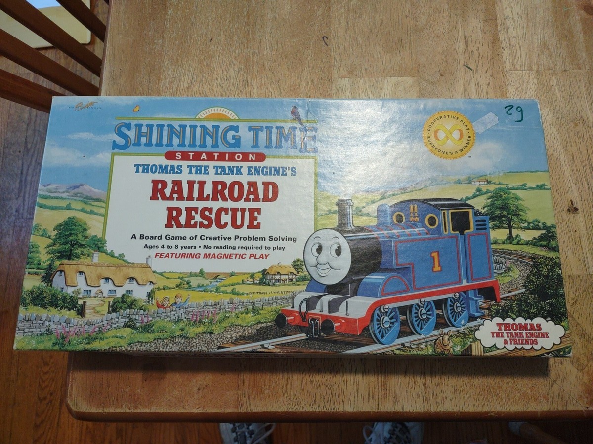 Shining Time Station Thomas the Tank Engines Railroad Rescue Board 