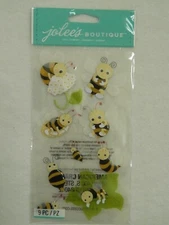 Jolee's Boutique 9 pc dimensional stickers - BUMBLEBEES