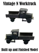 N scale Vintage Vehicle 1920-30 Open Bed Truck Finished 1/160 scale vehicle