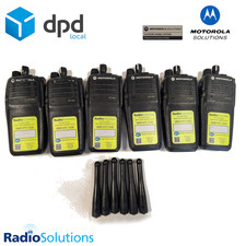 x6 Motorola UHF High Power DP3400 Two Way Handheld Radio Walkie Talkie 4W/5W