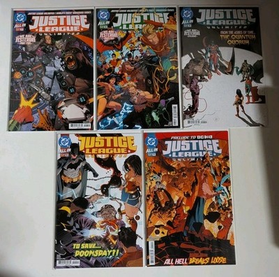 JUSTICE LEAGUE UNLIMITED (2025) #7 8 9 10 11 NM-/VF+ COMPLETE ARC SET DC COMICS