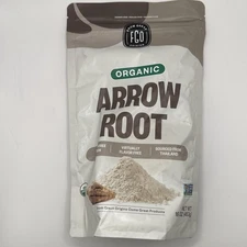 FGO Organic Arrowroot Powder 16 Oz – Gluten-Free Starch – Non-GMO