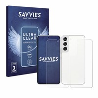 6X Schutzfolie Samsung Galaxy S22 5G (Display+RüCkseite) Display Schutz Folie