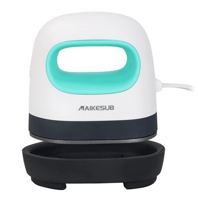 Portable Mini Heat Press Machine T Shirts Shoes Small HTV Vinyl Iron Green