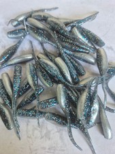100pk. SOUTHERN PRO STINGER SHAD 2" SS11 Blue Thunder Made in the USA