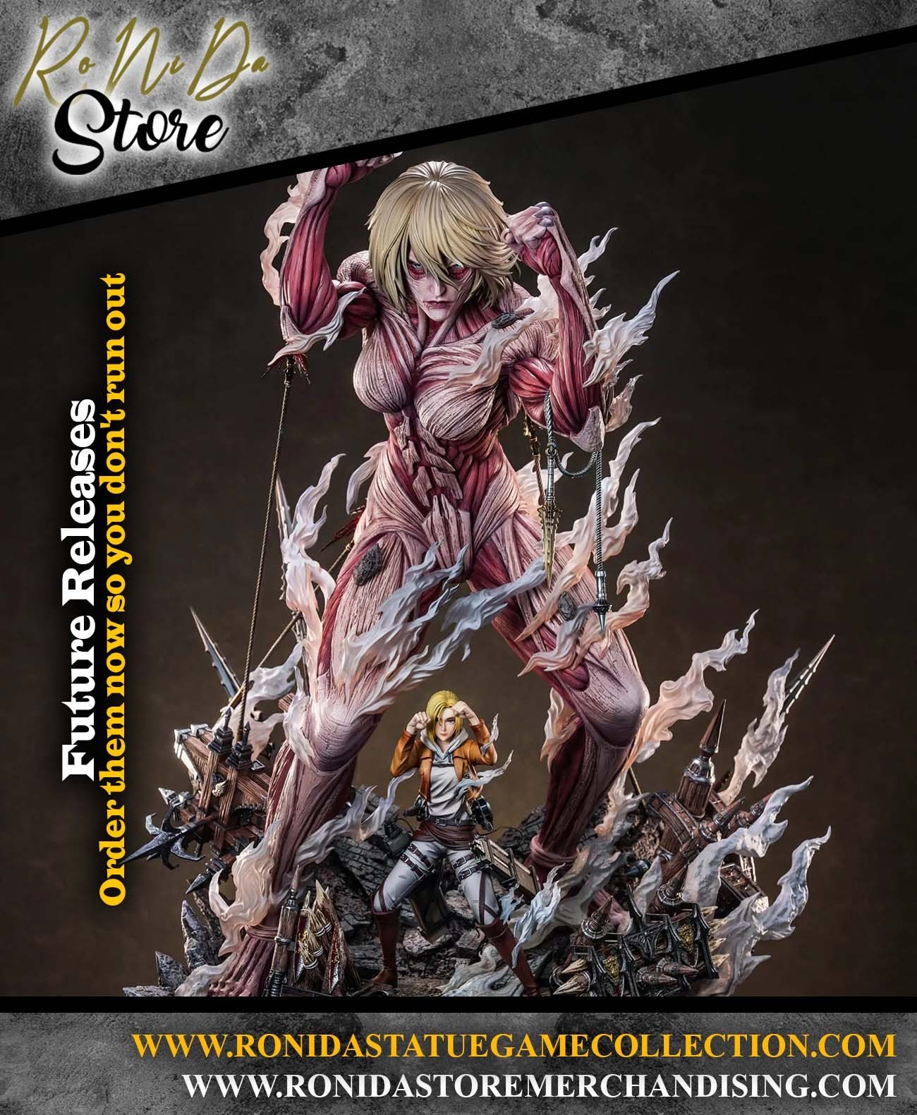 Asia PREORDER - Hertz Studio - Annie Leonhart Female Titan Attack on Titan - 1:6