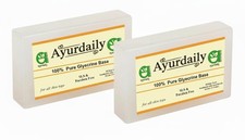 Base de glicerina pura Ayurdaily 400 g cada paquete de 2