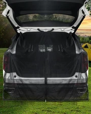 Tailgate Mosquito Net for SUV MPV, Car Camping Magnetic Mesh Screen Camping L