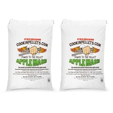 CookinPellets 40 Pound Bag Apple Mash Hard Maple Smoker Wood Pellets, (3 Pack)