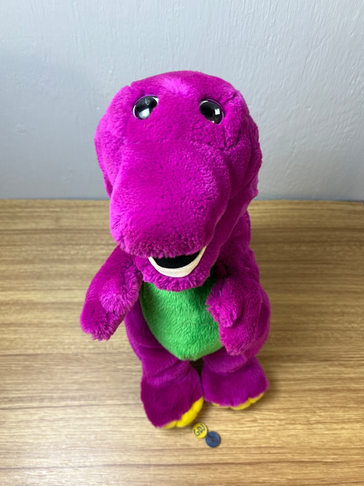 Vintage Barney The Dinosaur 13" Plush 1993 Lyons Group-GDJ-A-465