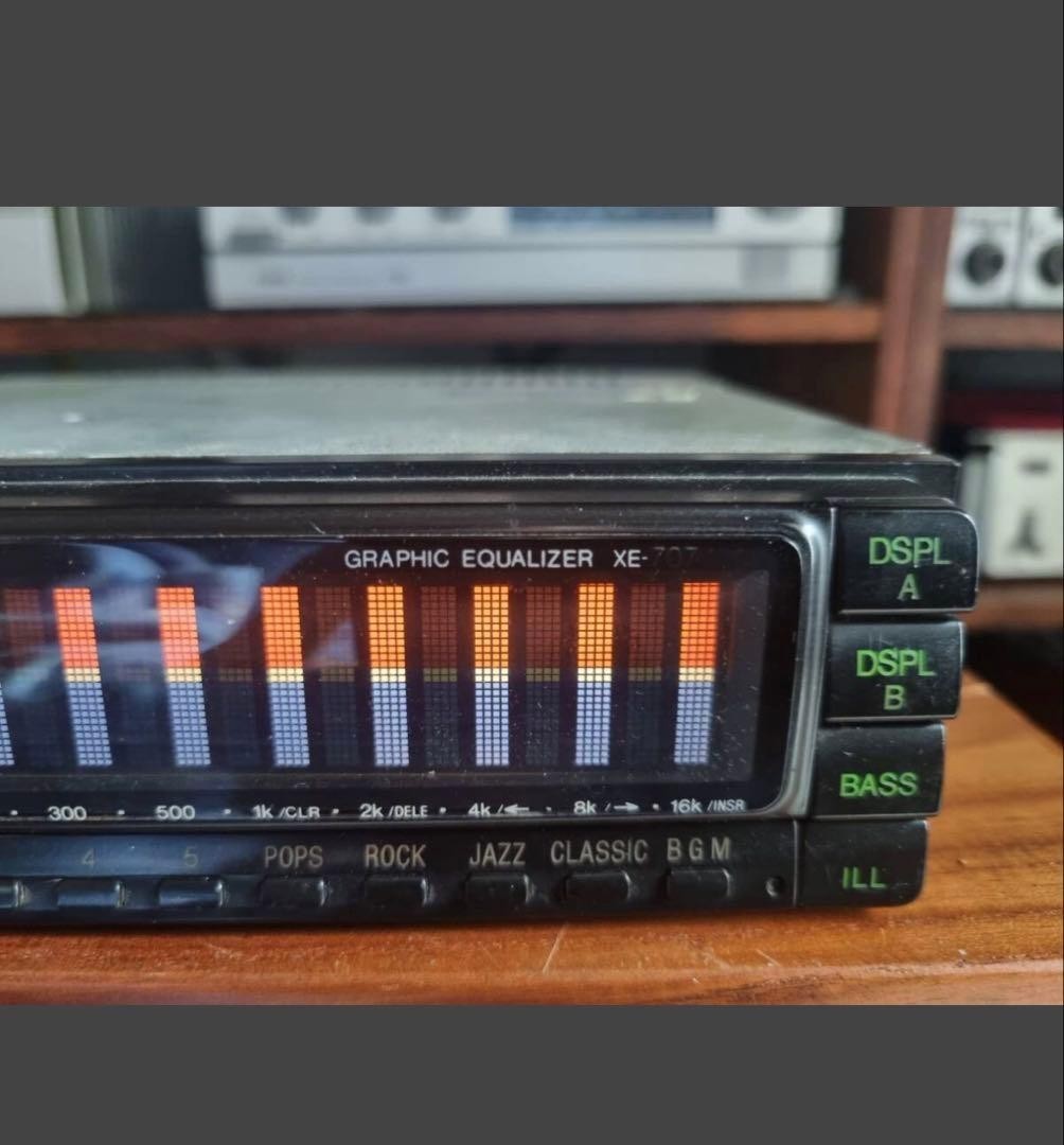 SONY XE-707 Stereo Graphic Equalizer Car Audio Analyzer