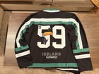 Guinness Ireland Lace-Up Hockey Jersey Breweriana Black Green White — photo 2