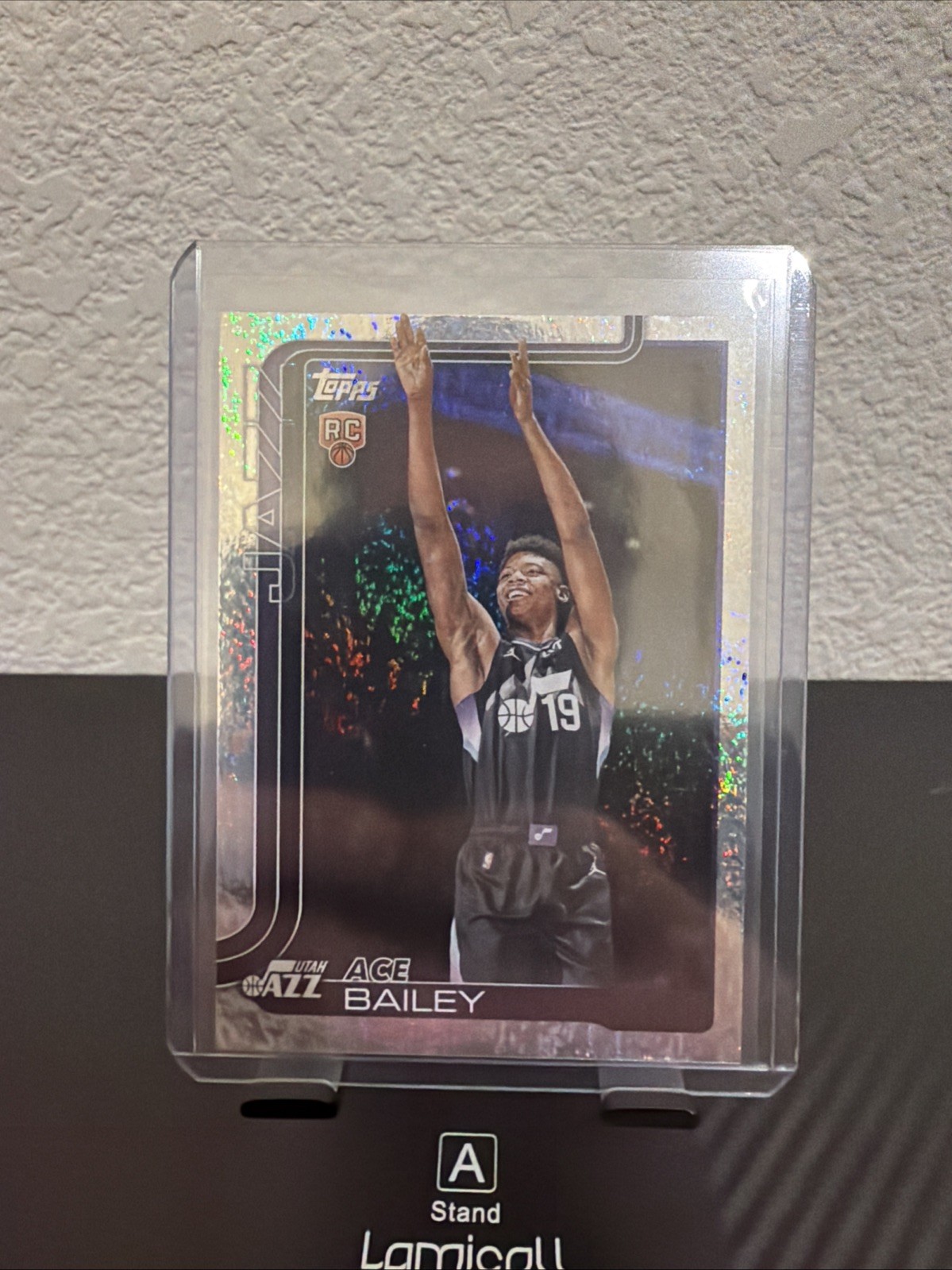 Ace Bailey 2025-26 Topps Flagship Basketball Sand Glitter RC Utah Jazz #205