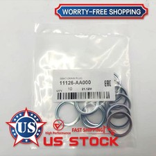  OEM 10Pcs 11126AA000 For 1985-2021 Subaru Oil Drain Plug Crush Washer Gasket