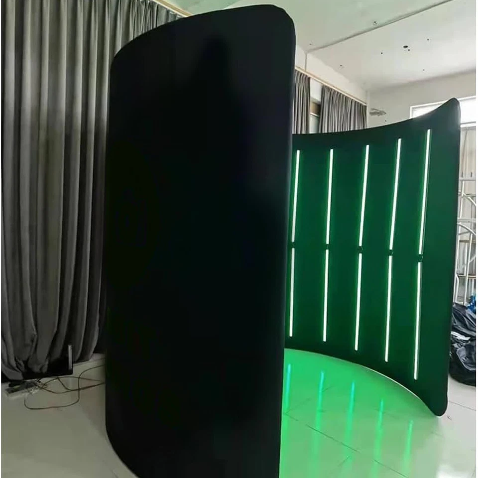 360 Photo Booth Backdrop Background LED Photo Booth Enclosure for Trade Show US - Image 4 of 4