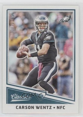 2017 Panini Classics Red Back 287/299 Carson Wentz #19 2qw