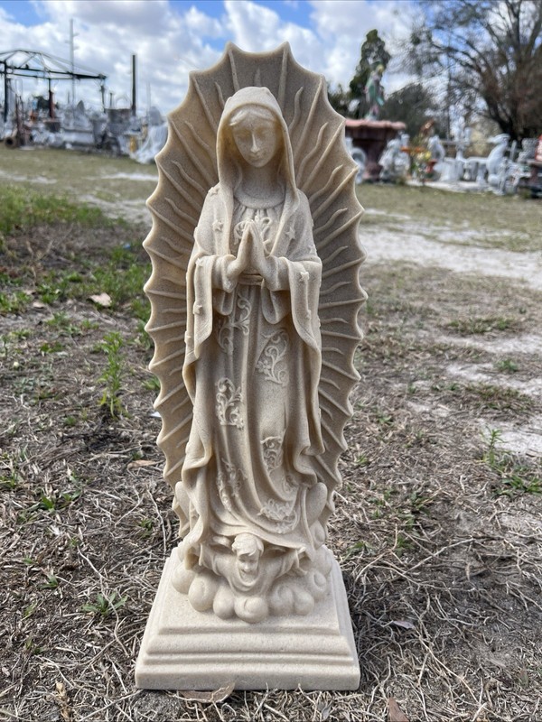 latex fiberglass mold. Make Concrete Or Plaster 18” Tall Our Lady Of Guadalupe 