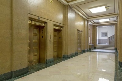 Washington DC Internal Revenue Service Building 2012 Interior Hallway Elevators