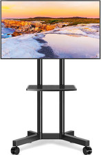 Mobile TV Stand with Adjustable Height