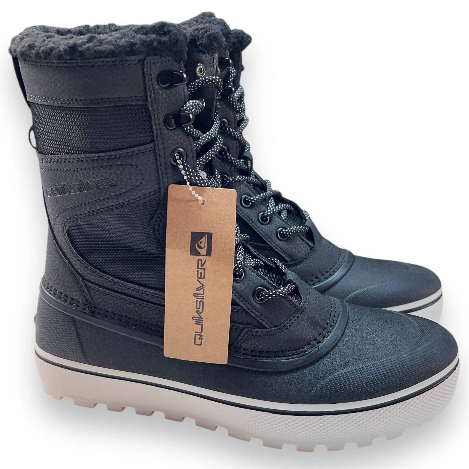Quiksilver Sub Zero Hi Men’s 200g Winter Fur Lined Snow Boots RARE NEW!