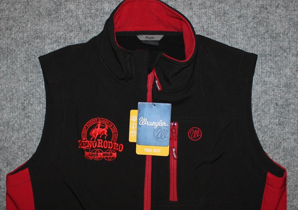 Chaleco softshell trail wrangler para hombre + chaleco vaquero Reno Rodeo 1919-2019 talla M nuevo con etiquetas Foto 2 de 4