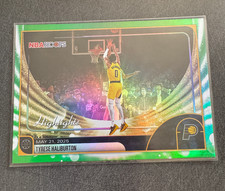 2025-26 NBA Topps Hoops Tyrese Haliburton Highlights Green Foil #262 | Pacers