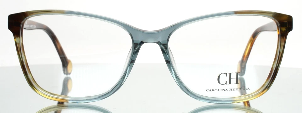 Женские очки CAROLINA HERRERA VHE717K 0844 синие коричневые 54-16-140 B:42 - Изображение 2 из 4