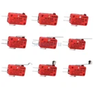 5pcs XV-151/152/153/154/156-1C25 Contact Micro Switch Pin Plunger Bolt Terminal