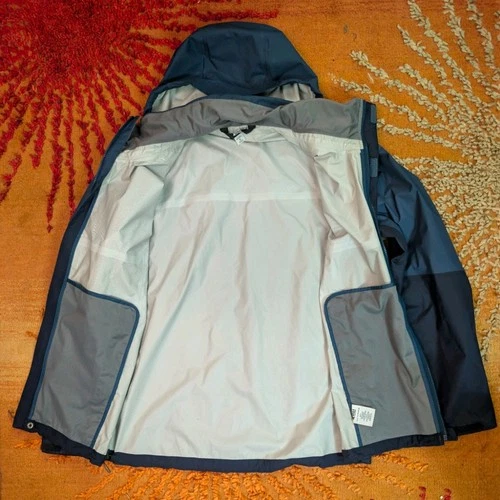 REI Co-Op Peak 2.5L Rain Jacket W/Pit Zips Full Zip Hooded Men’s MED image 7