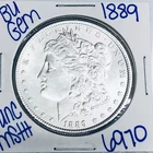 1889 BU UNCIRCULATED MORGAN SILVER DOLLAR AUTHENTIC U.S. MINT FREE SHIPPING 6970