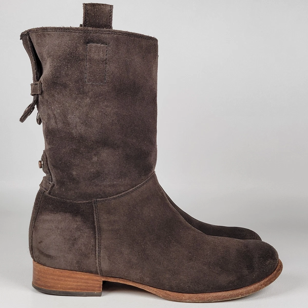 Alberto fermani Suede Boots - Neutrals. Slouch. Size 9.5. ALBERTO FERMANI, Womens Suede Boots, 10 / 40. - Etsy main image 3