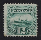 CKStamps: US Stamps Collection Scott#117 12c Pictorial Used CV$125