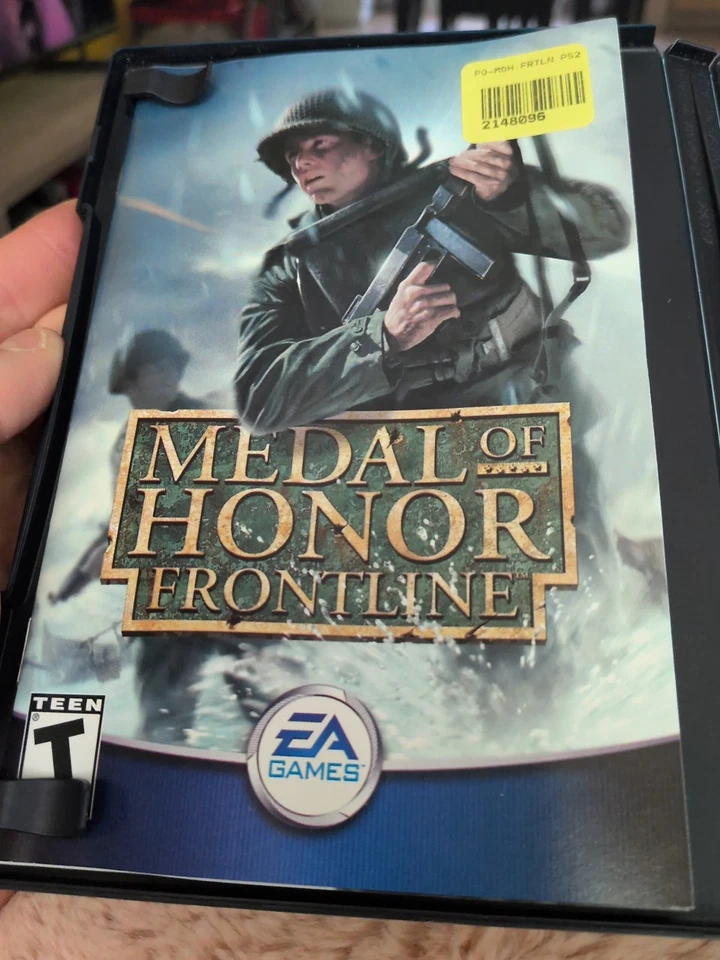 Medal of Honor Frontline Rising Sun PlayStation 2 PS2 CIB Complete Lot Of 2 - Image 3 of 4
