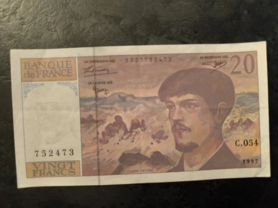 FRANCE billet 20 francs DEBUSSY - 1997 -  UNC-NEUF - Photo 1/2