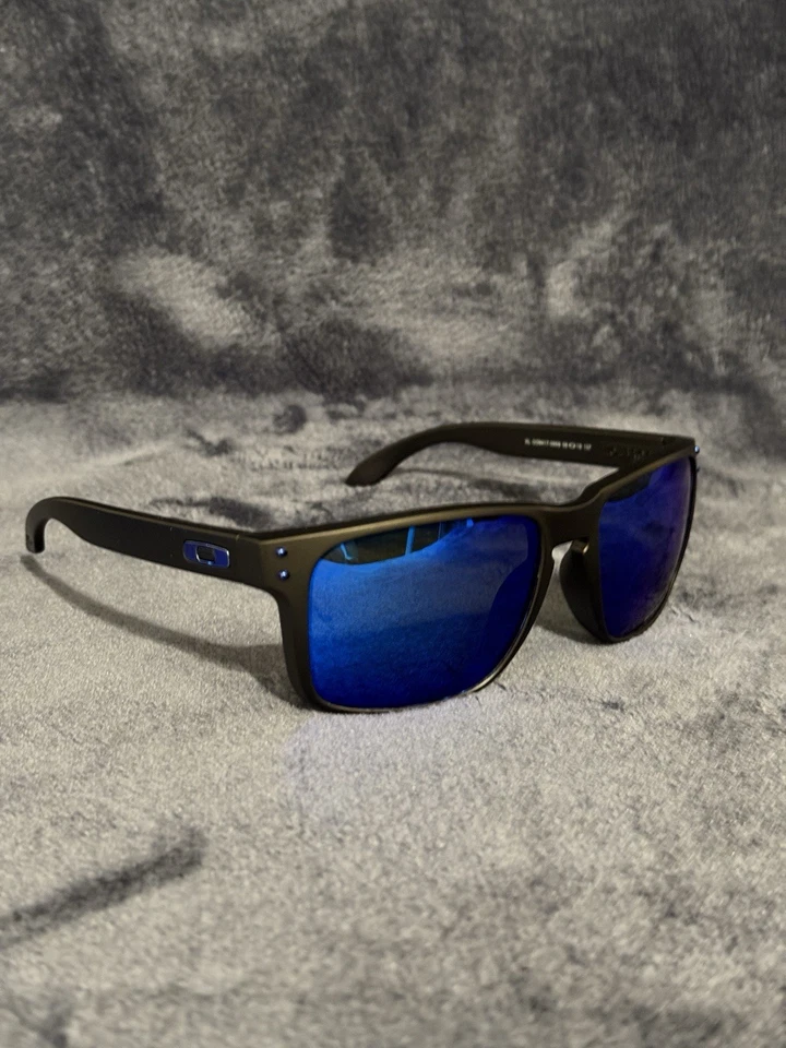 NOVO Óculos de Sol Masculino Oakley Holbrook XL Quadrado OO9417 AZUL - Imagem 2 de 4