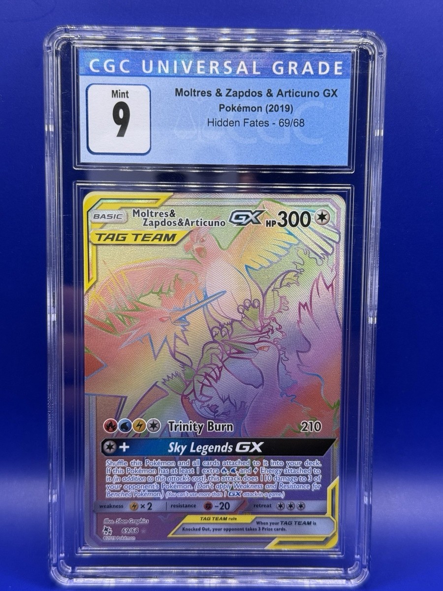 ポケモンカードゲーム Moltres & Zapdos & Articuno GX SR psa9 PSA 9 Moltres & Zapdos & Articuno GX 69 Secret Sun & Moon
