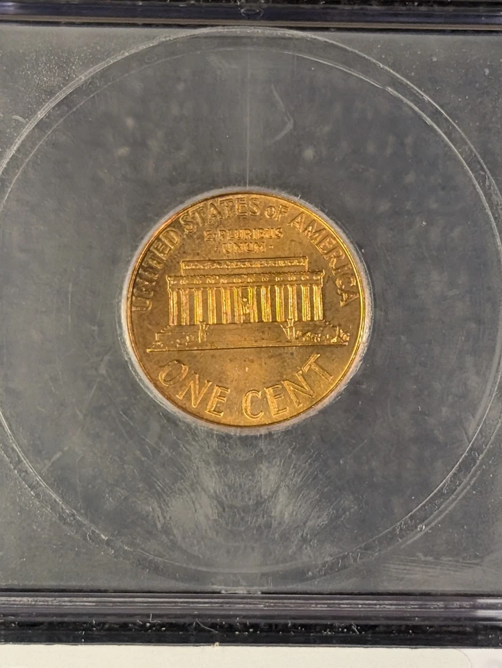 1974 S MS 67+ RD  Lincoln Memorial One Cent 1c Rare Coin - ICG Hutto White Label - Image 4 of 4