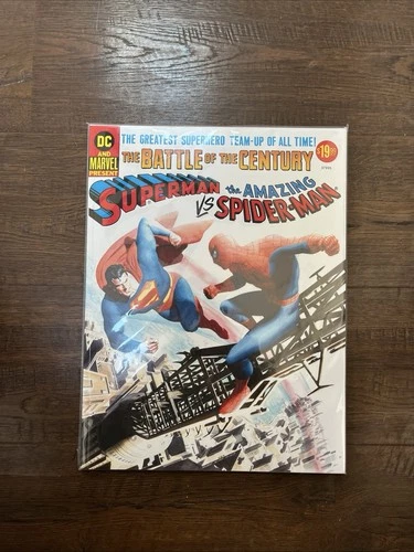 50th Anniversary Treasury Superman Vs Spider-Man Facsimile Alex Ross Cover