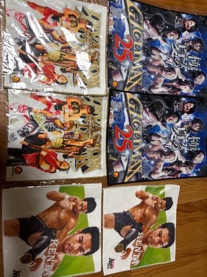 NJPW G1 CLIMAX 25 & KENTA Wrestling Towel Set 6 Unopened Collectible