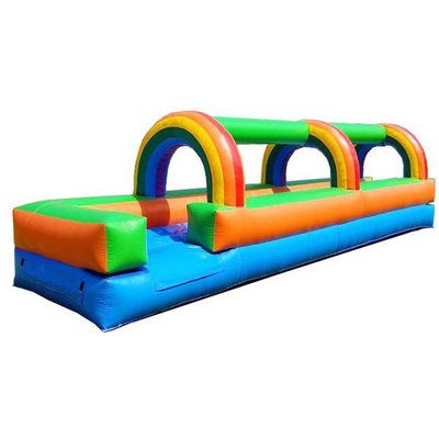 #ad Inflatable Water Slide Kids Commercial 25 ft Rainbow Splash and Ride NO Blower $499.99