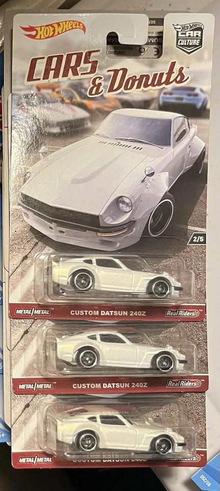 3x 2017 Hot Wheels Datsun 240z Car Culture Cars And Donuts New - Изображение 2 из 2