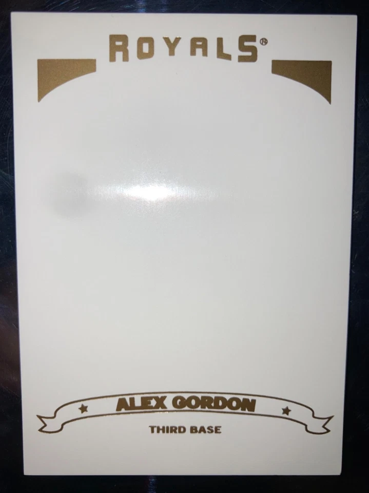 2006 Topps Alex Gordon Blank Gold Rookie Card #297 GREAT CONDITION RARE 🔥🔥 - Image 2 of 3
