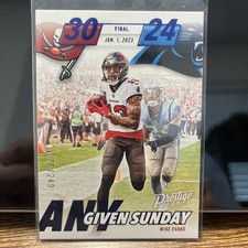 2023 Panini Prestige - Any Given Sunday Mike Evans #AGS-17 Xtra Points Blue /249