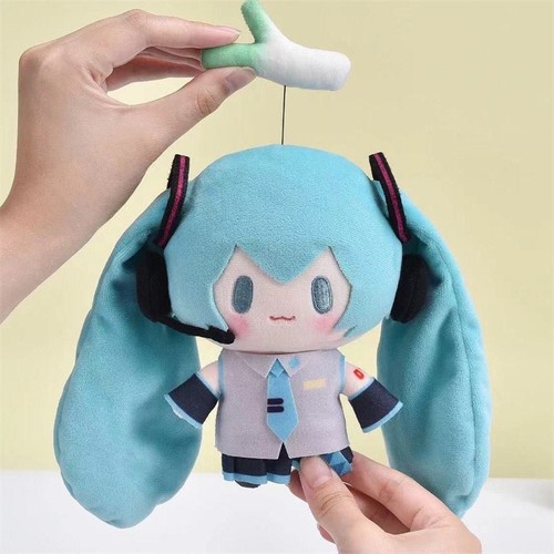 Lindo muñeco de peluche Hatsune Miku Fufu regalos de cumpleaños figura de peluche alrededor - Imagen 3 de 3