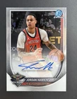 Topps 2025-26 Bowman Chrome Autographs Jordan Hawkins Auto #BCA-JA Pelicans RC