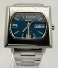 Seiko S-Wave Automatic 7S26-5000 Vintage 1990s Men’s Watch - Blue